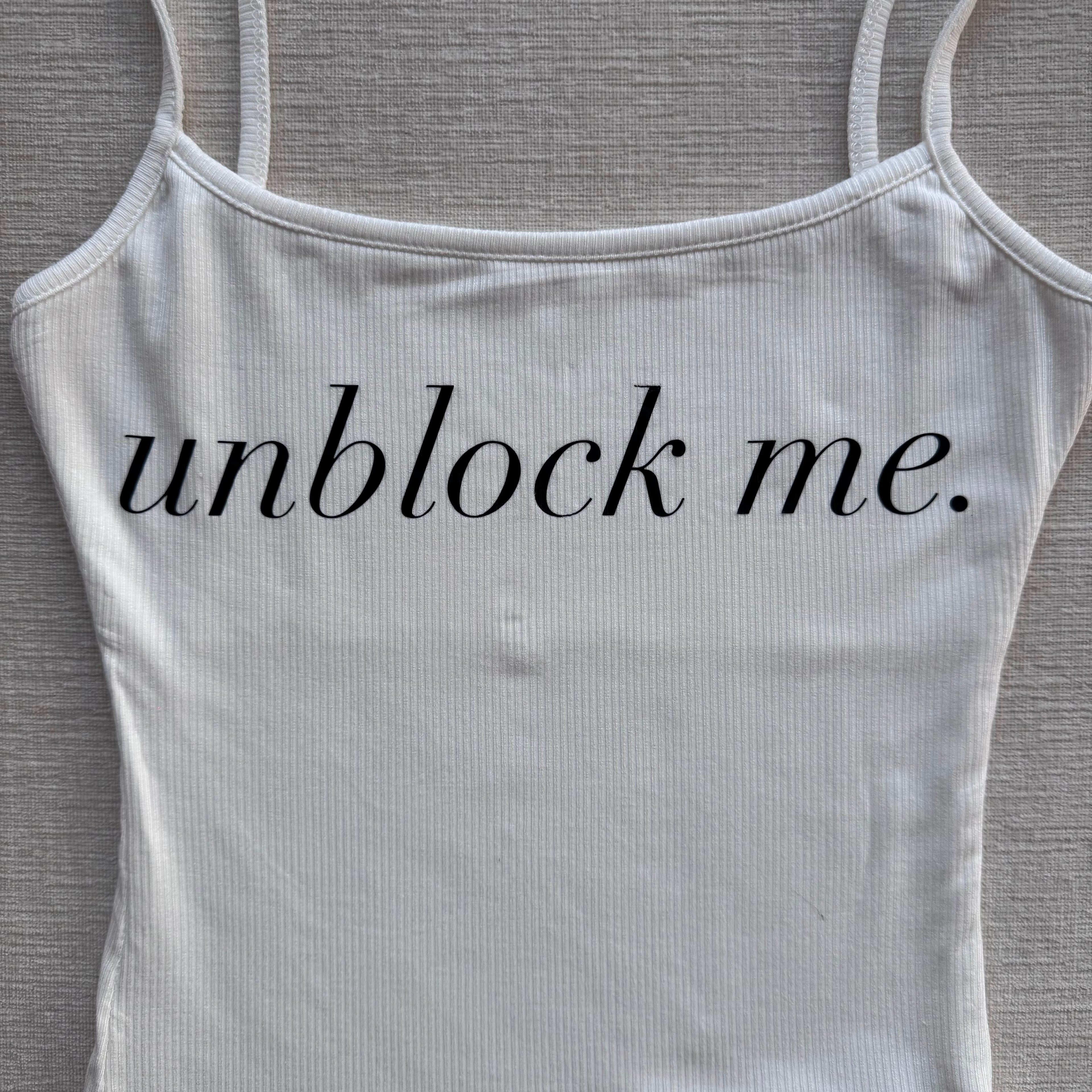 Unblock me strappy tank