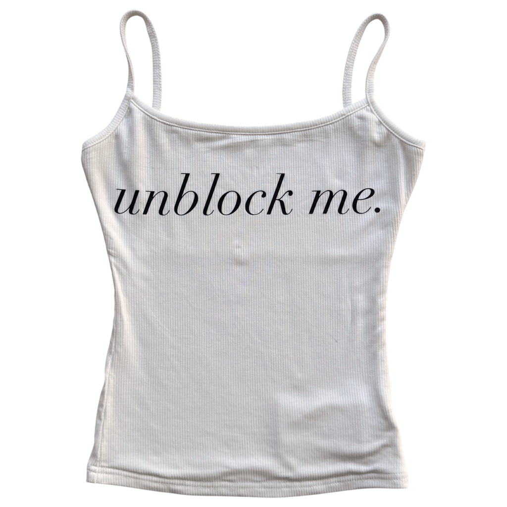 Unblock me strappy tank